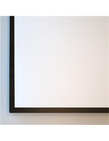 Pannello da superficie LED rettangolare Kisongo 60x30cm 24W 4200K Nero