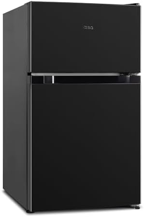 CHiQ Under Counter Combi Refrigerator, 86L(65/21), Adjustable The...