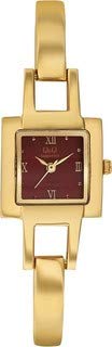 Q&Q Samurai Analog Champagne Dial Women's Watch - S261-008NY