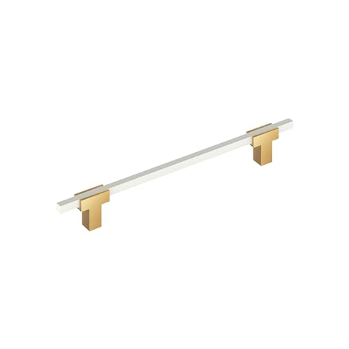 Amerock 7-9/16" Urbanite Champagne Bronze/White Drawer Pull