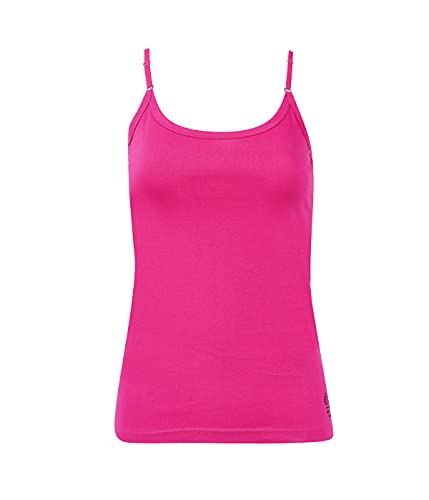 Image of OUTFLITS Women's Ladies Cotton Adjustable Strap Innerwear Camisole Slip Combo 2 Pices Pack (LIC02F 2C)