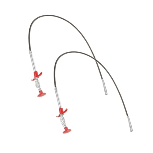 HOLIDYOYO Toilet Tool 2pcs Sink Drain Flexible Hair Grabber for Bathroom Tub Shower
