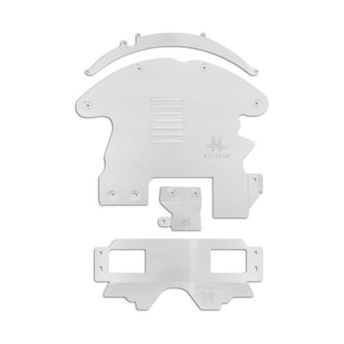 Anti-Theft Cat Shield Fits 2010-2015 Toyota Prius Gen 3 - Miller CAT Aluminum Catalytic Converter Protection