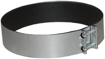 DL Wholesale Noise Reduction Clamp 12in with Neoprene Lining for Fans Filters and Ducting Vibration Control