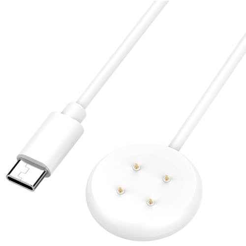 5V 1A USB C Charger Compatible with Google Pixel Watch 3 Watch 2 3.3FT/1M USB-C Charging Cable Cord with Magnetic Charging Dock for Fitbit Versa 4 Versa3 Ace LTE Fitbit Sense 2 Sense 1