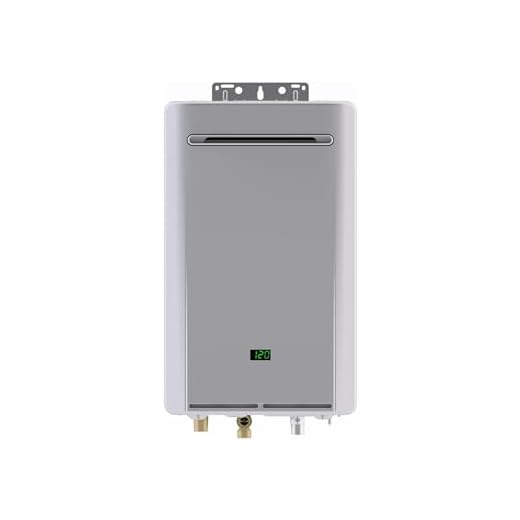 Rinnai RE199eN Non-Condensing Natural Gas Tankless Water Heater, Up to 9.8 GPM, Outdoor Installation, 199,000 BTU