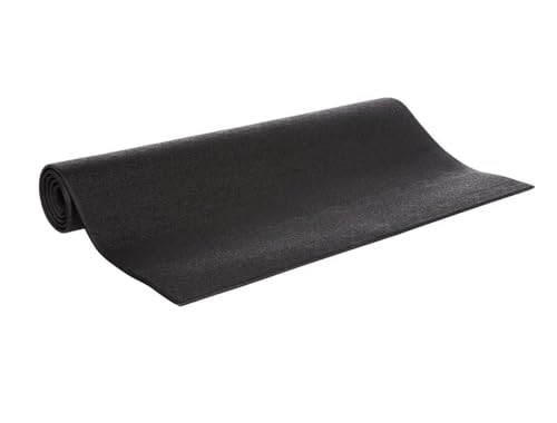 1Pcs 5mm Thick Rubber Mat Exercise Equipment Floor Mat 78.7” x 39.4”, Under Exercise Mat for Hardwood Carpet Floors Protector, Gym Equipment Flooring Maxt Sound Absorbing for Home Gym