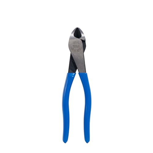Klein Tools D2000-28 Pliers, Made in USA, Diagonal Cutting Pliers with Angled Head are Heavy-Duty to Cut ACSR, Screws, Nails, Most Hardened Wire, 8-Inch