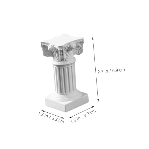 Miniatura 2 de Portavelas De Columna Romana Antigua, Candelabro De Pilar Griego Para Decoración De Mesa, Decoración De Casa De Muñecas, Decoración Del Hogar, Accesorio De Fotos Y Adorno De Escritorio