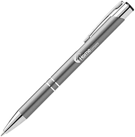 Personalised Custom Metal Ballpoint Pen + Black Gift Box, Your Logo on Pen, Laser Engraved Blue Silver Black Red Pen, Personalised Engraved Ballpoint Pen