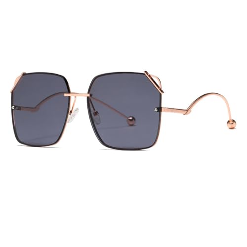 Lunettes de soleil pour hommes et femmes en métal contre l'éblouissement UV400