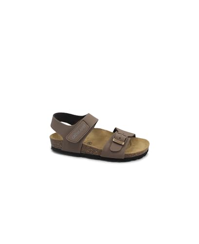 Sandale enfant marron GRUNLAND Luce SB0234 chaussure bride type Birk fille garçon