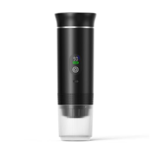 ポータブルハンドプレスコーヒーマシンエスプレッソカプセル 出張中家庭用アウトドアキャンプ、kxzlhaa 友人への誕生日プレゼントキャンプ、ピクニック、サイクリング、オフィス 小型コーヒーポット加熱式電気エスプレッソ コーヒー愛好家のリーダー、同僚 ポータ