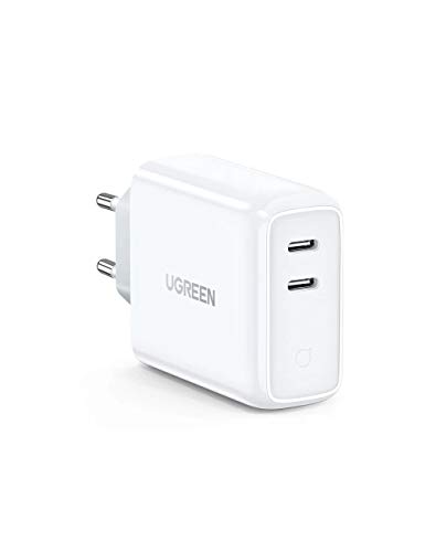 Carregador de Parede Dual USB-C 36W Fast Charger