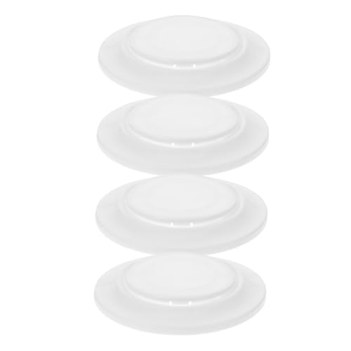 Yardenfun 4pcsホームおよびオフィスの装飾用の装飾的な壁の穴の装飾長続きするエアコンホールトリムリング インストールブロック