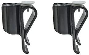 Pchnfei 2 Pcs Golf Club Holder, Golf Club Bag Accessories, Golf Club Bag Clips Holder Organizer Value Durable Plastic Black Putting Clip for Men Women Golfer Golf Accessories