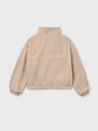 Mayoral Reversible coat for Girls Sand2