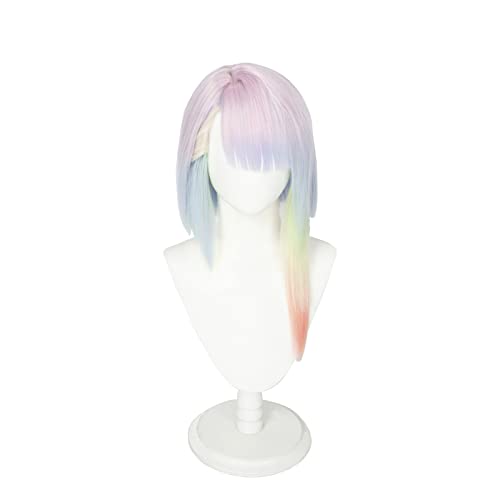 MYUPDALIN Lucy Cosplay Wig Halloween Costume Synthetic Hair Heat Resistant Role Play Hairs for Christmas Party (A One Size)