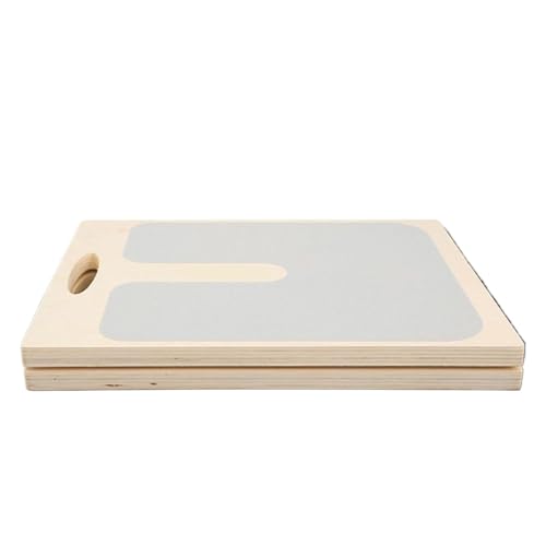 Tabla inclinada plegable de madera para estiramiento de pantorrillas miniatura 1
