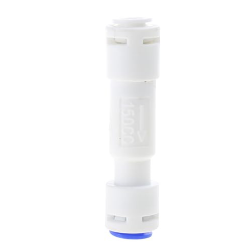 Water Filter Reverse Osmosis Restrictor Tube Insert With 1/4in Quick Connects Fitting150/300/450/600/1000cc