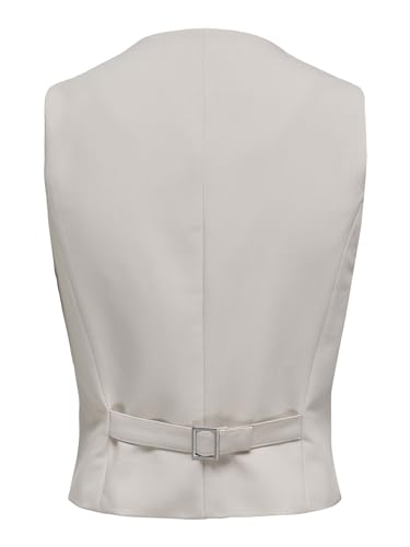 Chaleco mujer Pumice Stone ONLMATHILDE sin mangas en color beige claro suave 3