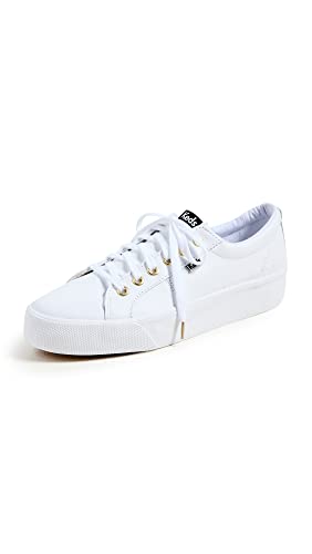 Keds Espadrille femme Jump Kick Duo cuir, blanc 11M US