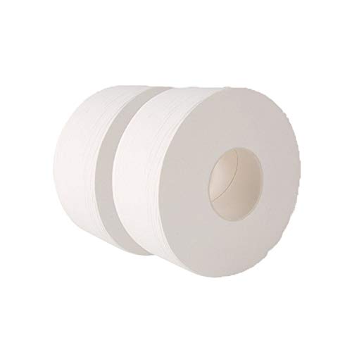 XGZ 2 Rolls Large Toilet Paper Clean Toilet Tissue Bulk Soft 4 Ply Toilet Tissue Bathroom White Paper Rolls Bath Tissue Household Paper