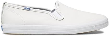 Keds Keds Champion Slip on, Sneaker Womens, White Leather, 6 Wide | Image 1