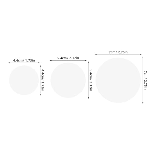 Película para insignias WOONEKY plástica y transparente para pines duraderos 2