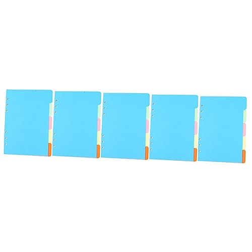 Intercalaires Colorés Papier pour Classeurs pour Organiser les Cours