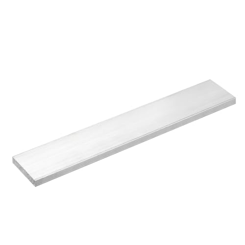 Image of uxcell Square Aluminum Flat Bar, 5 /16 inch Thick 1.8 inch Width 10 inch Length Square Aluminum Bar 6061 Aluminum Flat Plate, 8 x 45 x 254mm T6511 Solid New Mill Stock for Industrial Building