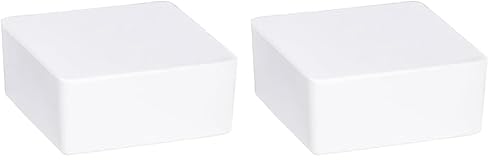 WENKO Nachfüller Raumentfeuchter Cube, Nachfüllpack für Luftentfeuchter, reduziert Schimmel & Gerüche, 500 g Granulatblock, sofortige Wirkung bis zu 2 Monate, 10 x 5 x 10 cm, Weiß (Packung mit 2)