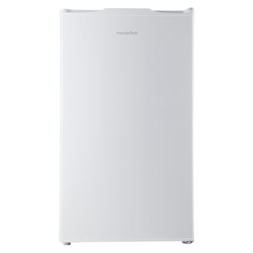 PremierTech Congelatore Verticale Freezer 64 litri, -24°gradi 4**** Stelle, 3 Cassetti, Compatto Sotto Tavolo, Libera Installazione, Porta reversibile, Per Casa, Ufficio, Camera, Farmacia, PT64FR