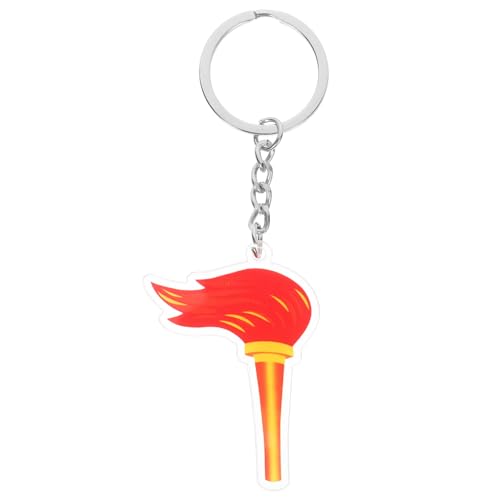 HOLIDYOYO Torch Keychain,artificial Torch Backpack Pendant for Cosplay Medieval Luau Themed Party Sports Competition Outdoor Decor