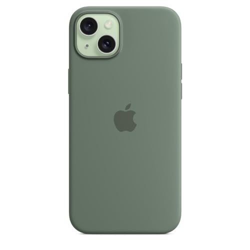 Apple iPhone 15 Plus Silicone Case with MagSafe - Cypress - MT183ZM/A - image 3