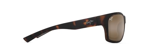 Maui Jim Men's Ano NUI Rectangle Sunglasses, Matte Dark Havana/Hcl Bronze Polarized, Large3