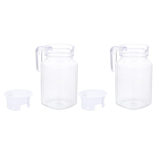 MUCKLILY �v������e�ʑ��E�H�[�^�[�s�b�`���[ 600ml �����t��2�Z�b�g �L�b�`���₨���ĂȂ��ɍœK�Ȉ����p�␅�J���t�F �ė��p�\