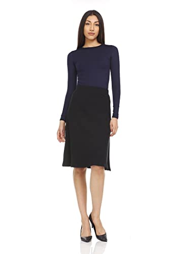 Women's Thin Ribbed A-Line Skirt GM-50244