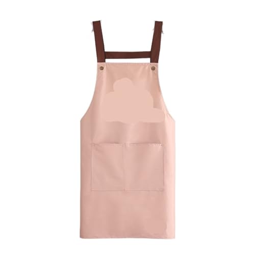 Tablier de cuisine unisexe en toile imperméable et réglable pour adulte