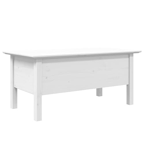 Table Basse de Salon Blanche BODO pour Organiser et Décorer Votre Espace Canapé - 8