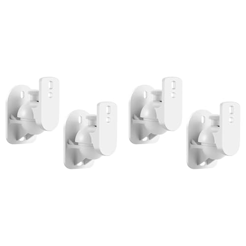 Soporte universal para altavoz de pared y techo orientable pack de 4 piezas