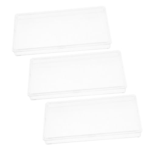 DIKACA 3 Piezas caja de almacenamiento de billetes de cuenta equipo furgoneta cuatro titular de la colección de monederos para todas las abdominales Transparent