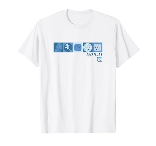 Ben 10: Alien Force Gwen Multiple Poses Logo T-Shirt