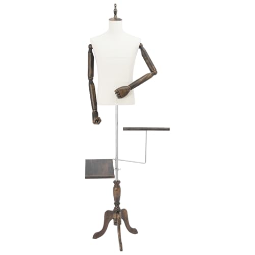 Clothing Form Clothing Display Model Male Mannequin for Sewing Mannequin Torso Adjustable Maniqui Retail Suit Form Model Display Torso