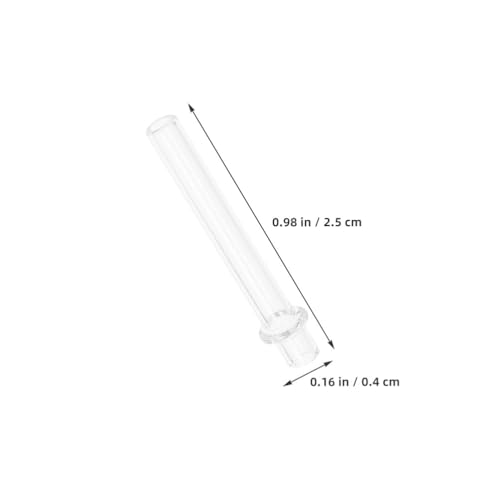 Soportes de mecha de vidrio para lámpara de aceite 10 pcs miniatura 7