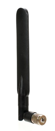 AIR802 Dual-Band 2.4 GHz and 5.1 to 5.8 GHz, 5 dBi, RP-SMA Plug-Male, Black