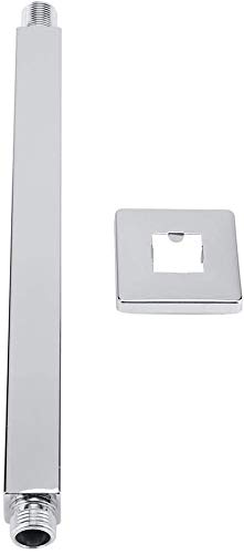 ARTRIE-CSQR12- Brass Ceiling Mount Shower Arm, Square Shape, 10 Years Leakage Warranty (12 inch, Chrome)