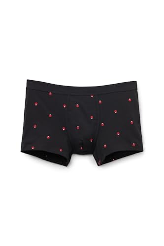 Man's Ladybug Print Superior Cotton Boxers