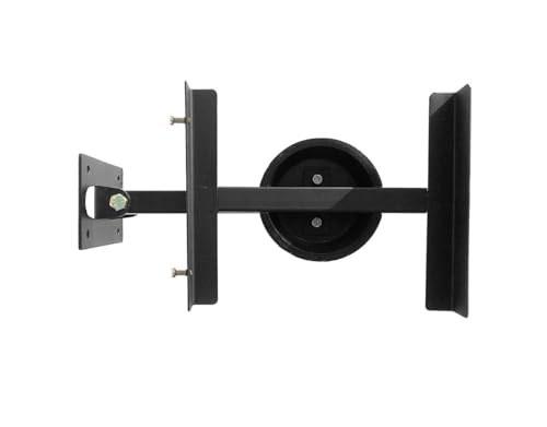 Image of Audiovan Adjustable Speaker Wall Mount Bracket with Swivel 12 x 16 Inches Pair (2 Bracket) (Speaker Wall Mount 12 x 16 Inches, Black)