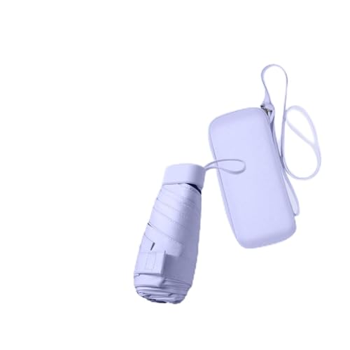 Parapluie pliable portable HJZZQH pour protection soleil et pluie en extérieur